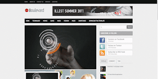 Responsive Blogger templates 2017 Boulevard Blogger template