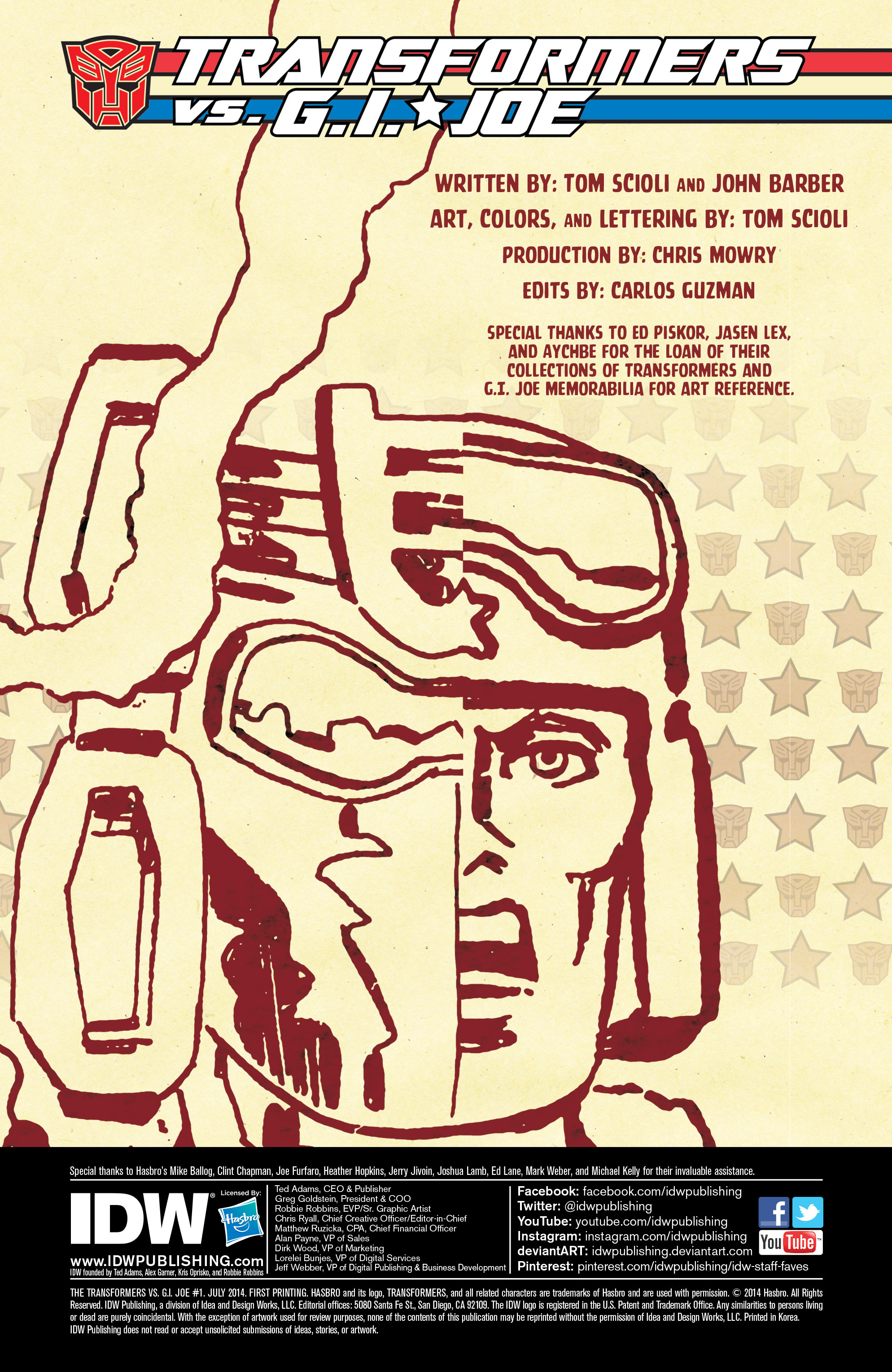 Read online The Transformers vs. G.I. Joe comic -  Issue #1 - 2
