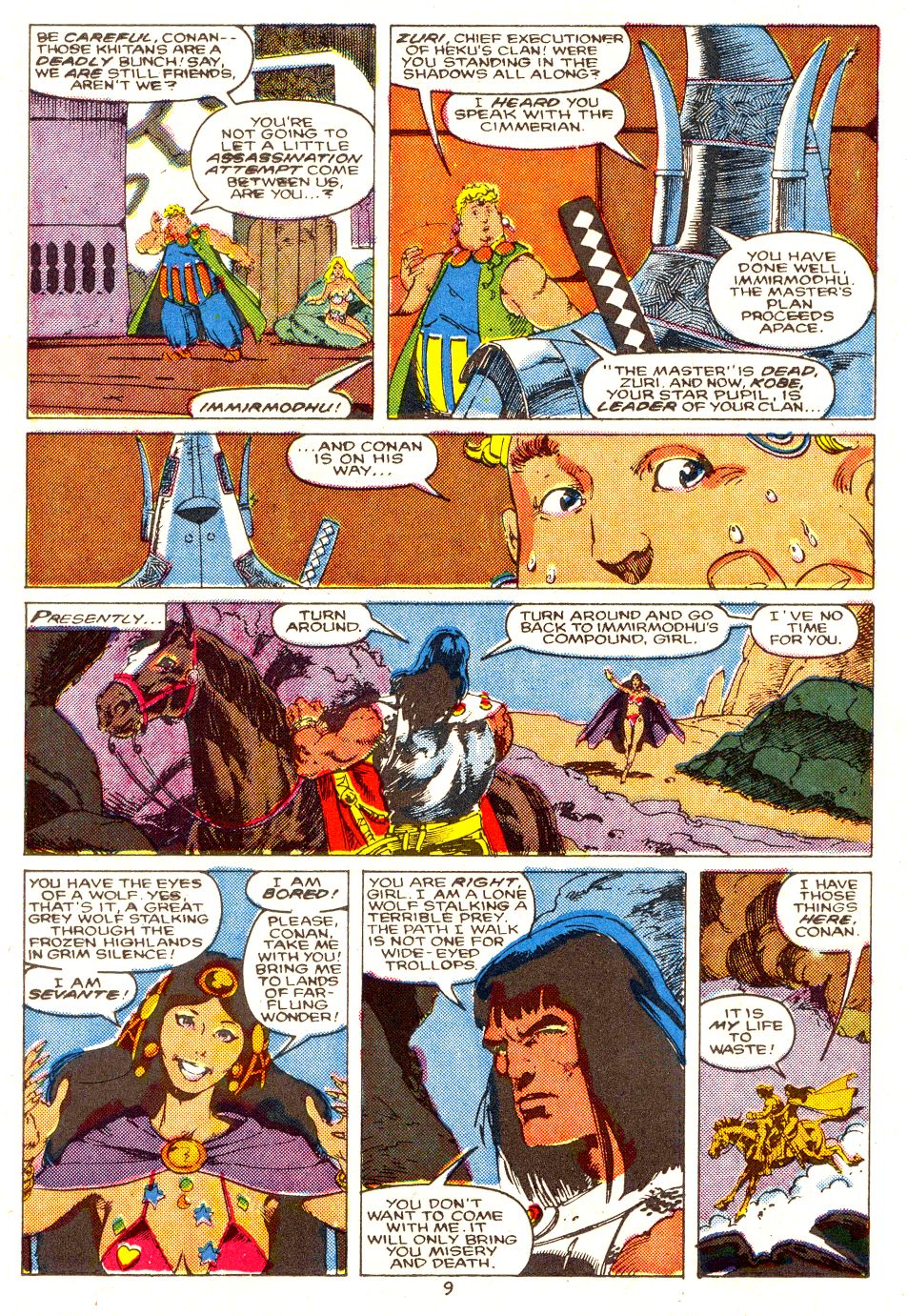 Read online Conan the Barbarian (1970) comic -  Issue #207 - 8