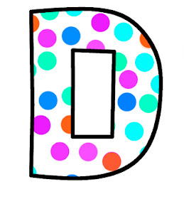 ArtbyJean - Paper Crafts: Alphabet Set - Polka Dots in bright magenta ...