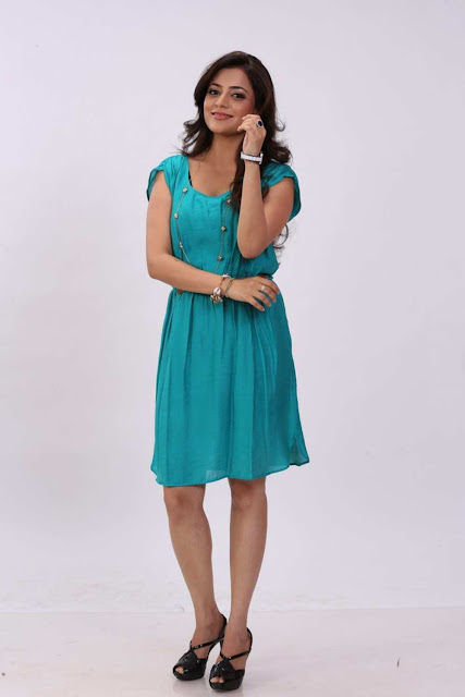 NISHA AGARWAL photoshoot in Light Blue dress
