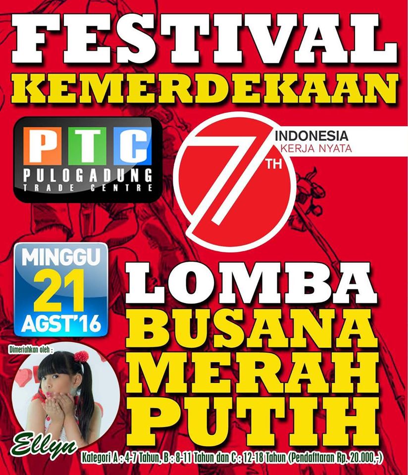 Lomba ANak 2016 "Lomba Busana Merah Putih" - lomba foto bayi balita