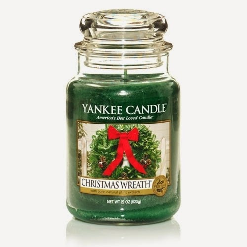 Andy's Yankees: CHRISTMAS WREATH - Yankee Candle Feature