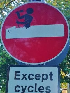 Kennington People on Bikes: Fun with signs