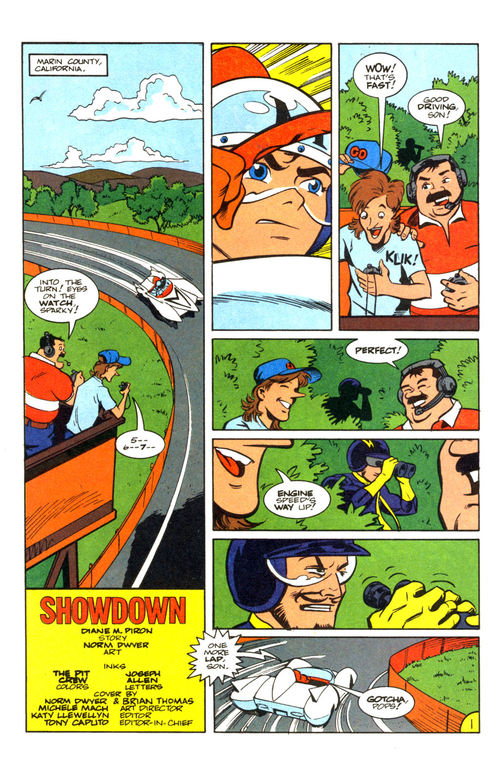 Read online Speed Racer (1987) comic -  Issue #36 - 2