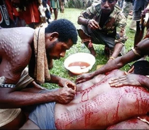 Body Modification - Papua New Guinea