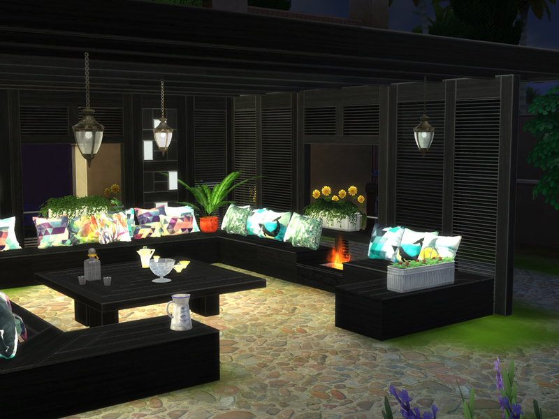 Sims 4 CC's The Best Outdoor Furniture by ShinoKCR
