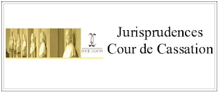 Jurisprudences Cour de Cassation