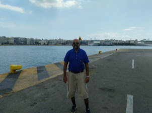 On the wharf at Pireaus Port