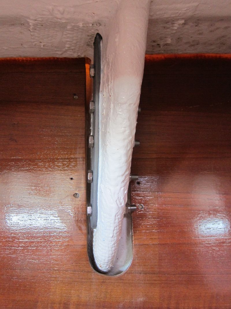 The Incredible Hull Chain Plates installed......