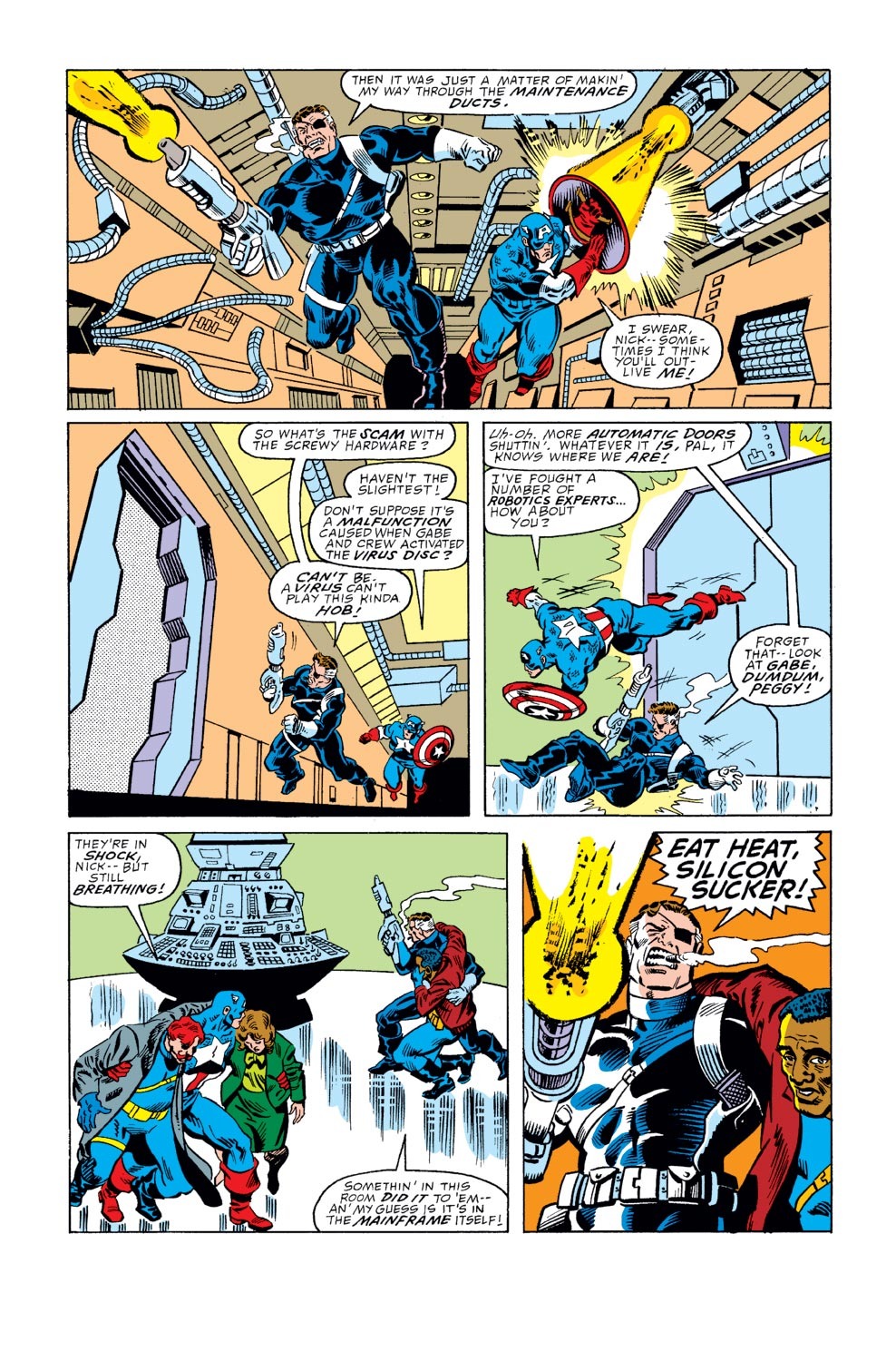 Read online Captain America (1968) comic -  Issue #351 - 22