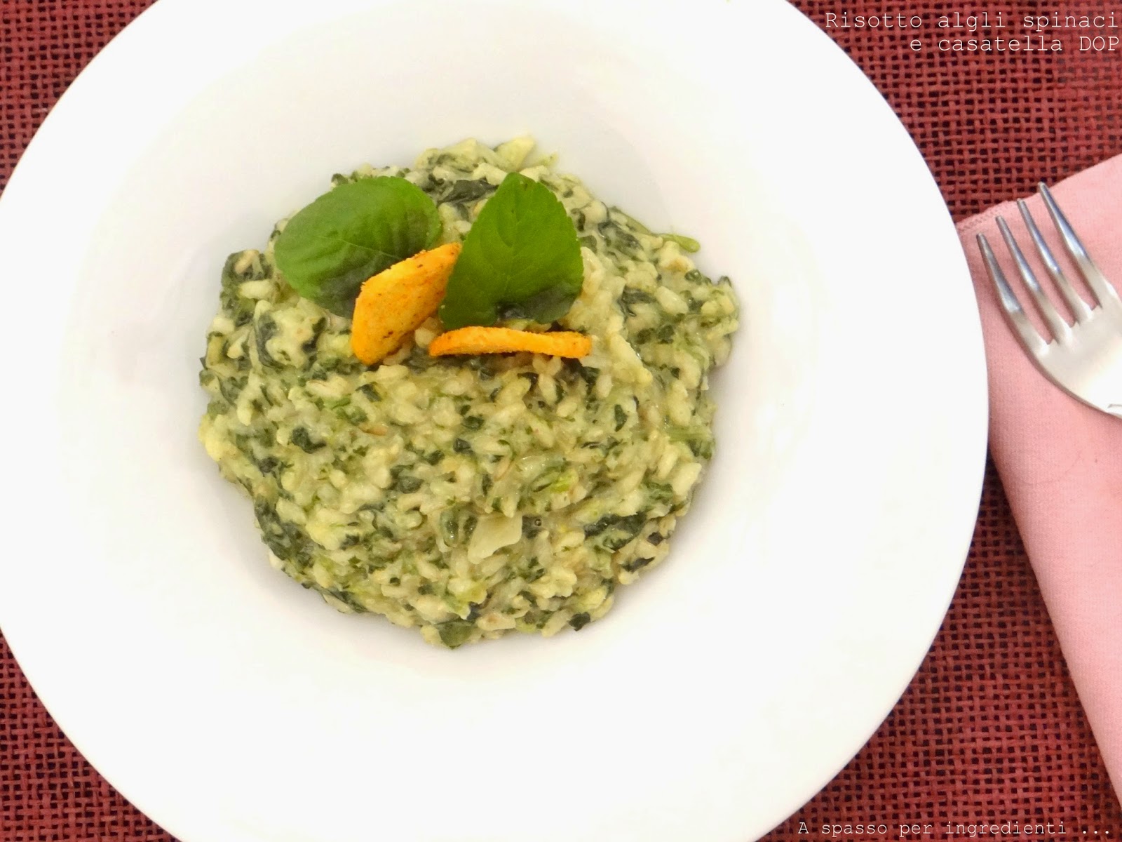 deciso e corposo: un risotto autunnale