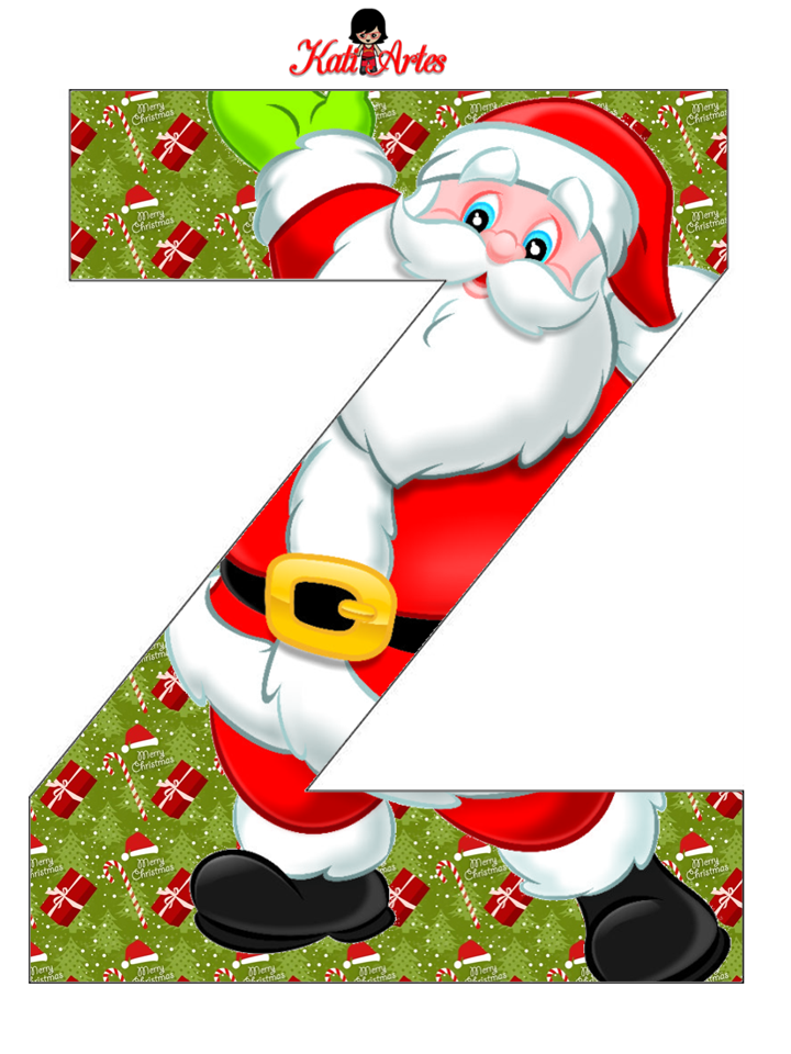 Alfabeto de Papa Noel. - Oh my Alfabetos!