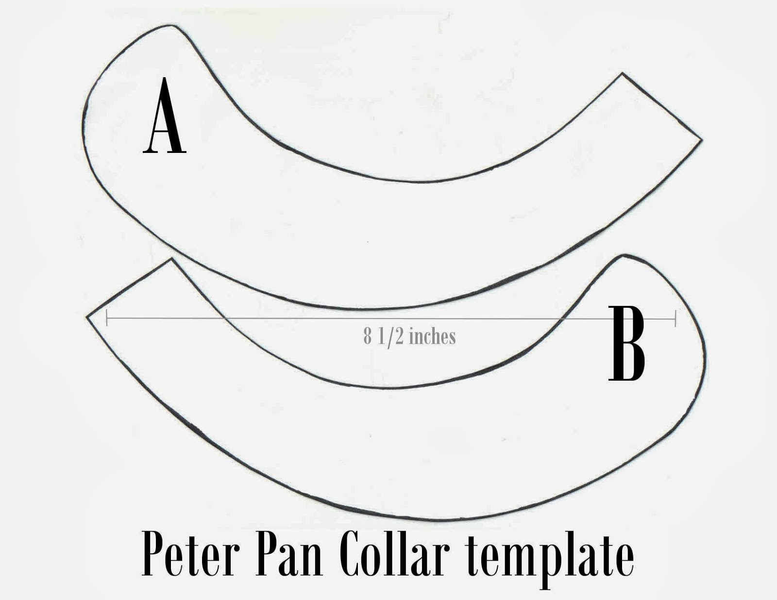 Printable Peter Pan Collar Pattern - Printable World Holiday