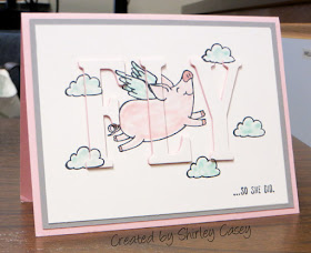 Stampin' Up! This Little Piggy Eclipse Card by Shirley Casey