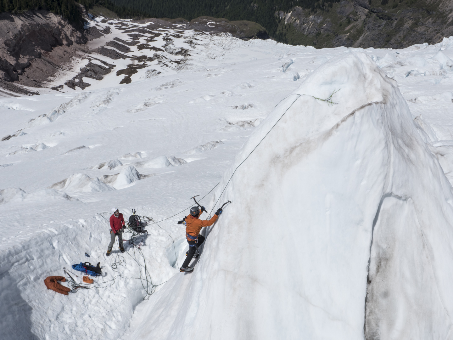American Alpine Institute Climbing Blog Alpine Ice Course on Mount Baker