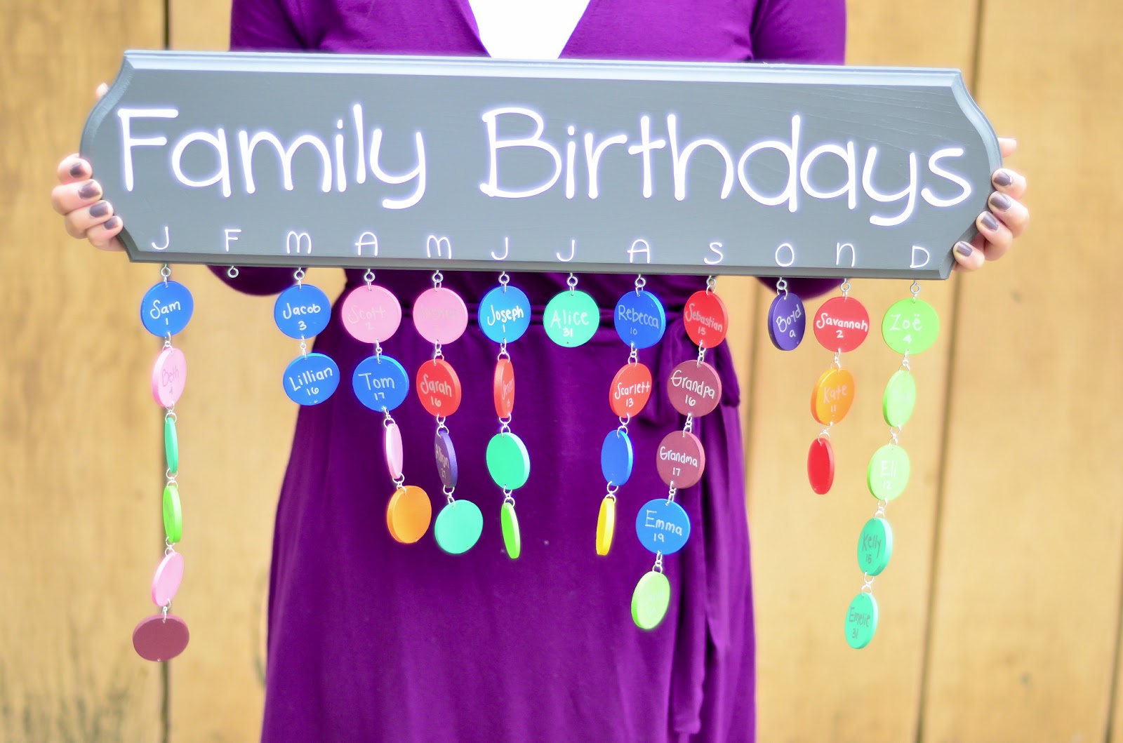 The Bills Bank Birthday Board DIY