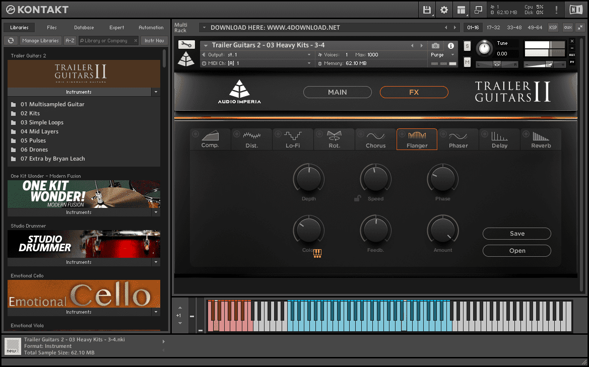 Audio Imperia Trailer Guitars 2 v1.1.0 KONTAKT Library Free download