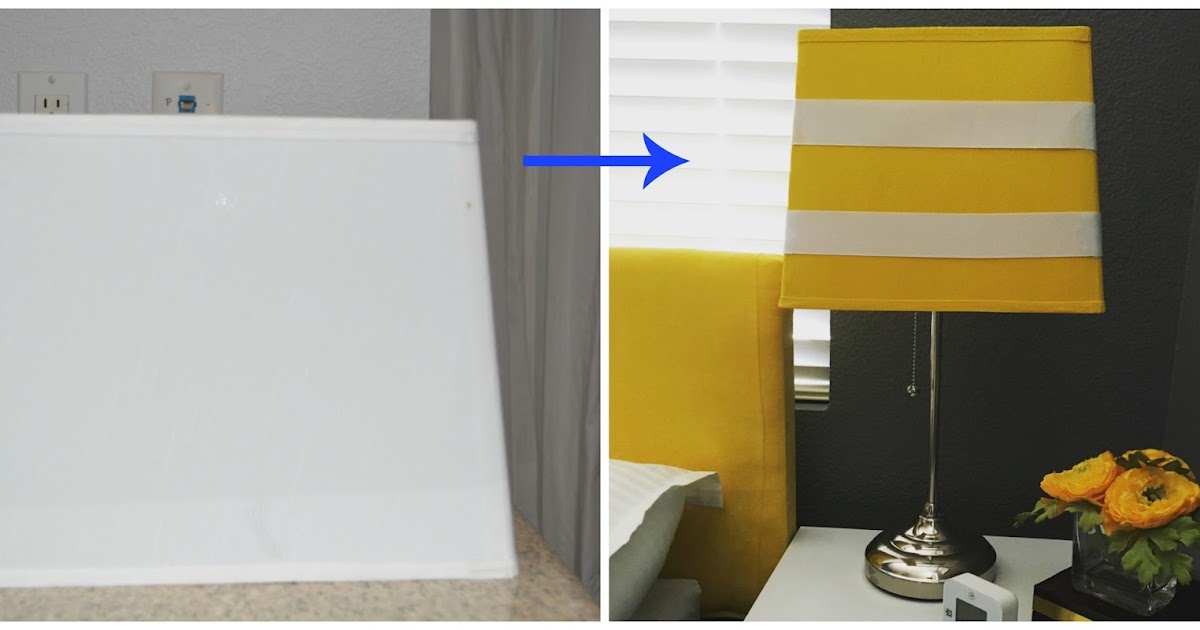 GUEST BEDROOM UPDATE: STAGES OF LAMPSHADE MAKEOVER