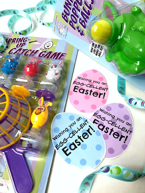 Wishing you an Egg-cellent Easter printable tags @michellepaigeblogs.com