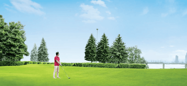 Sân golf mini tại căn hộ Đảo Kim Cương