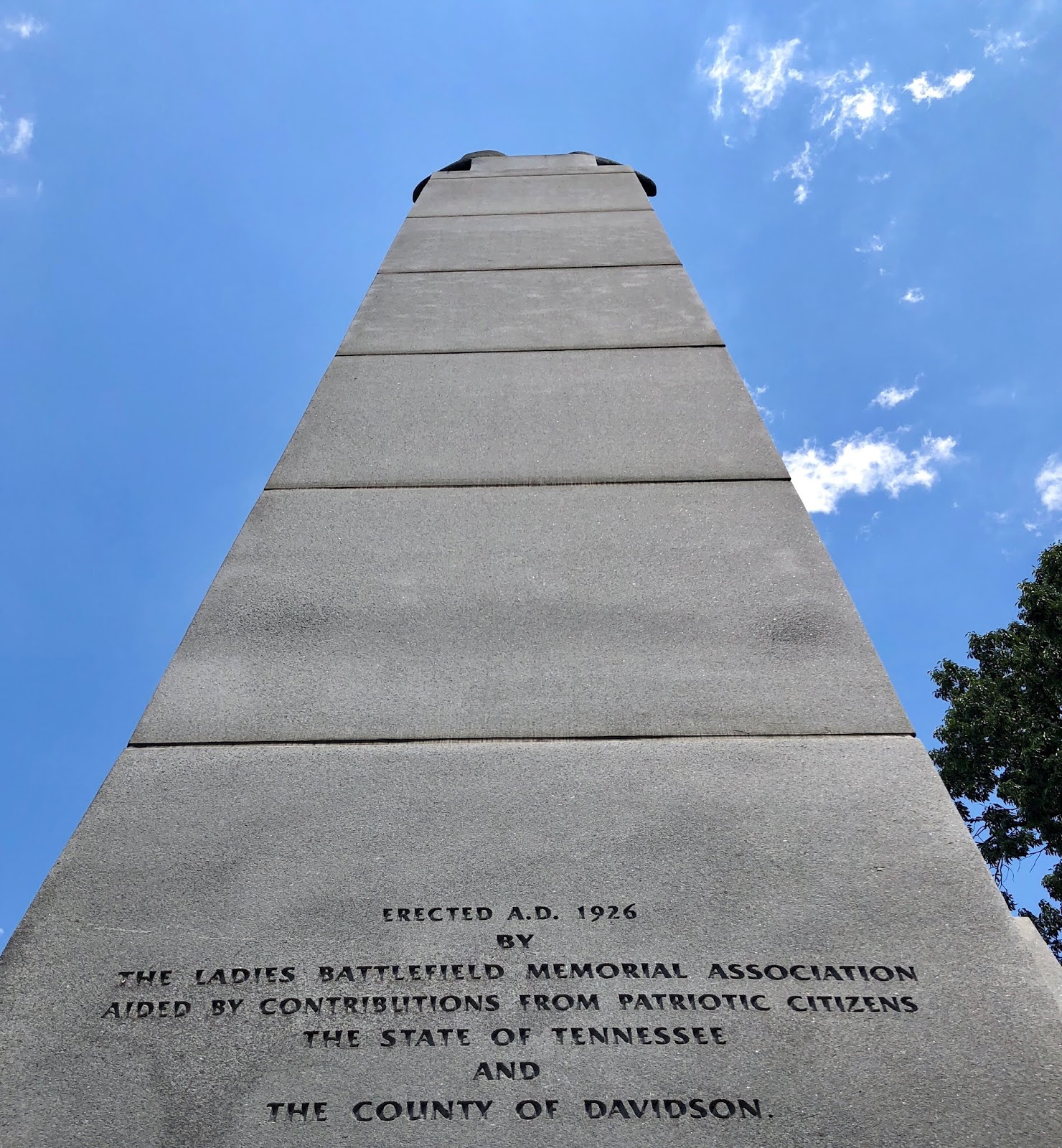 JOHN BANKS' CIVIL WAR BLOG At Battle of Nashville monument, a 'witness