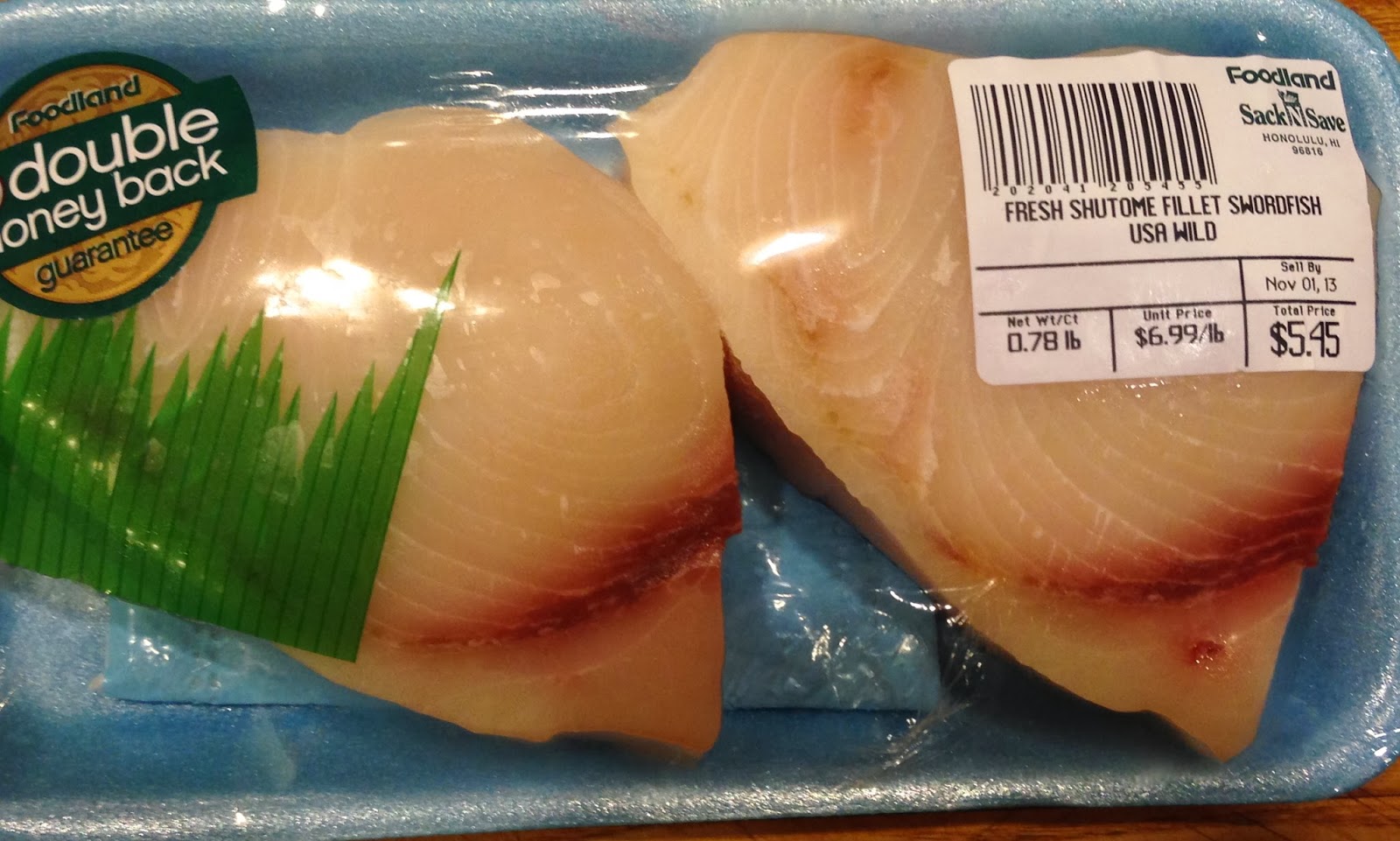 GREAT EATS HAWAII FRESH SHUTOME FILLET (SWORDFISH) DINNER AT HOME