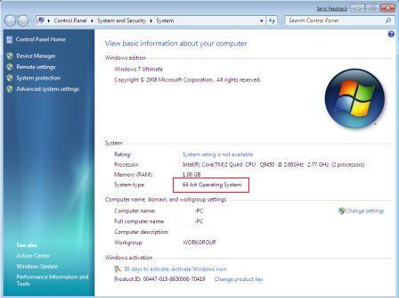 Windows 7 Ultimate 64 Bit