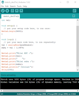 Cara Mengakses Sensor LM35 Arduino