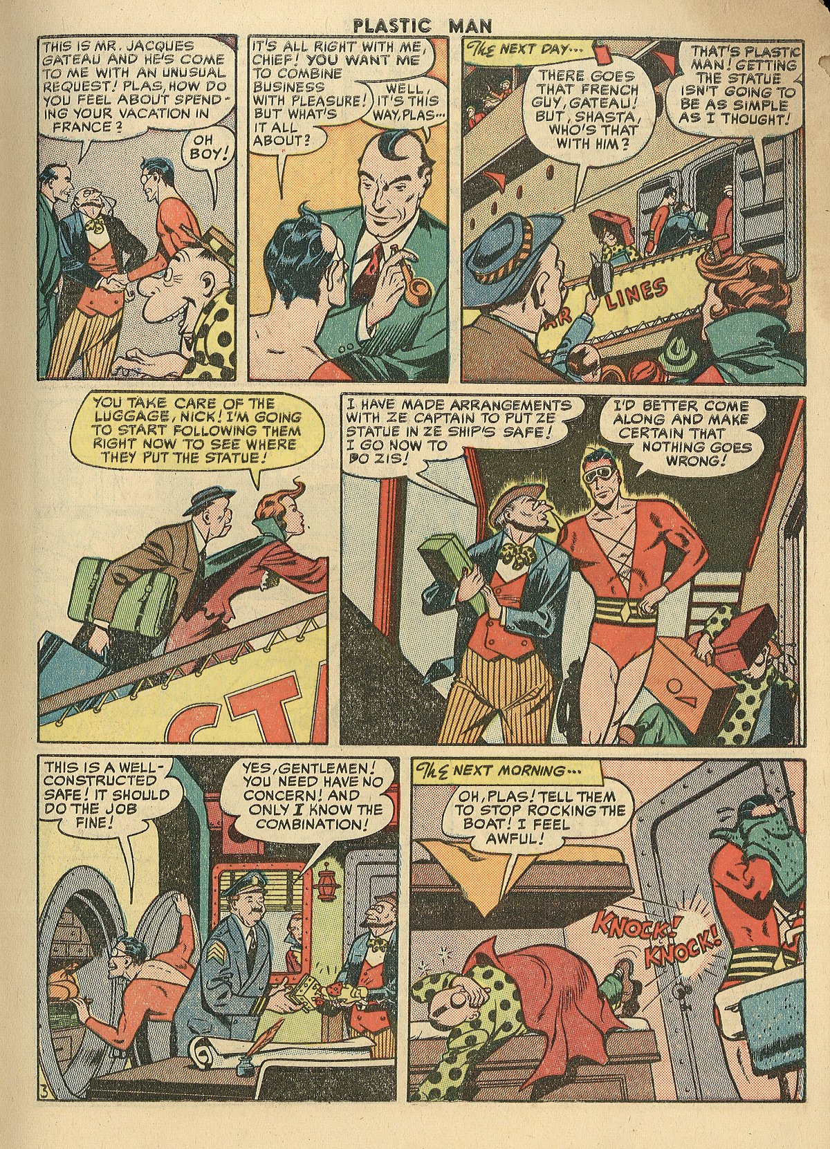 Read online Plastic Man (1943) comic -  Issue #28 - 5