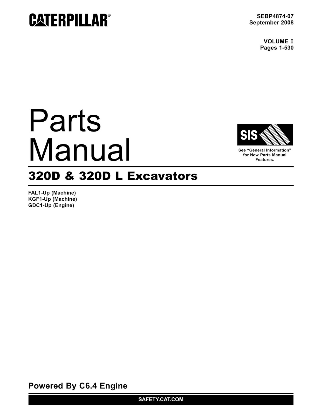 HARTONO EXCA SHOP MANUAL CATERPILLAR