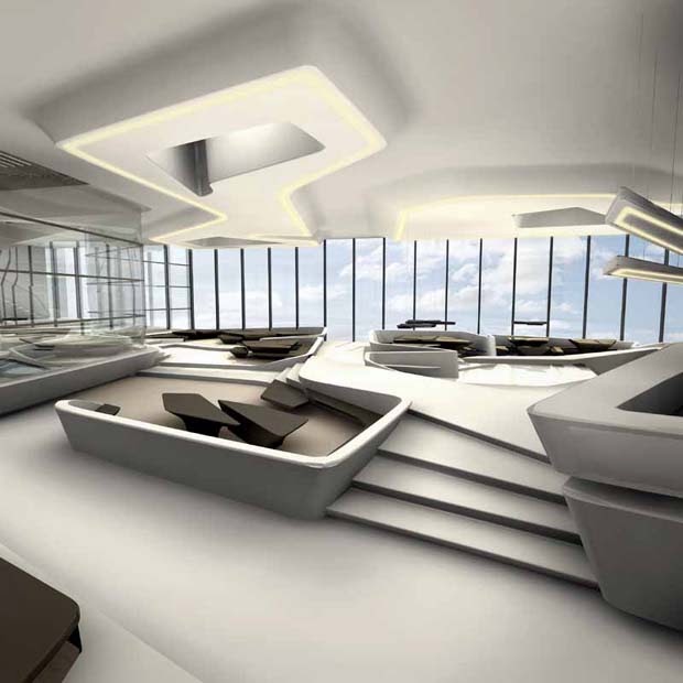 Zaha Hadid Interior Design Plan