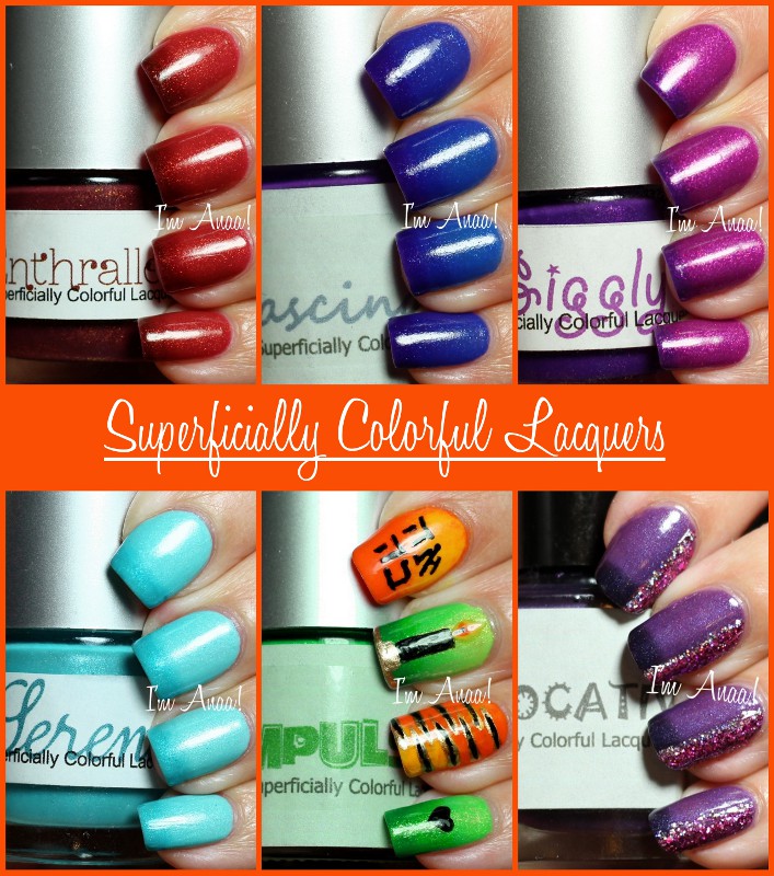 Superficially Colorful Lacquer Week Round Up!