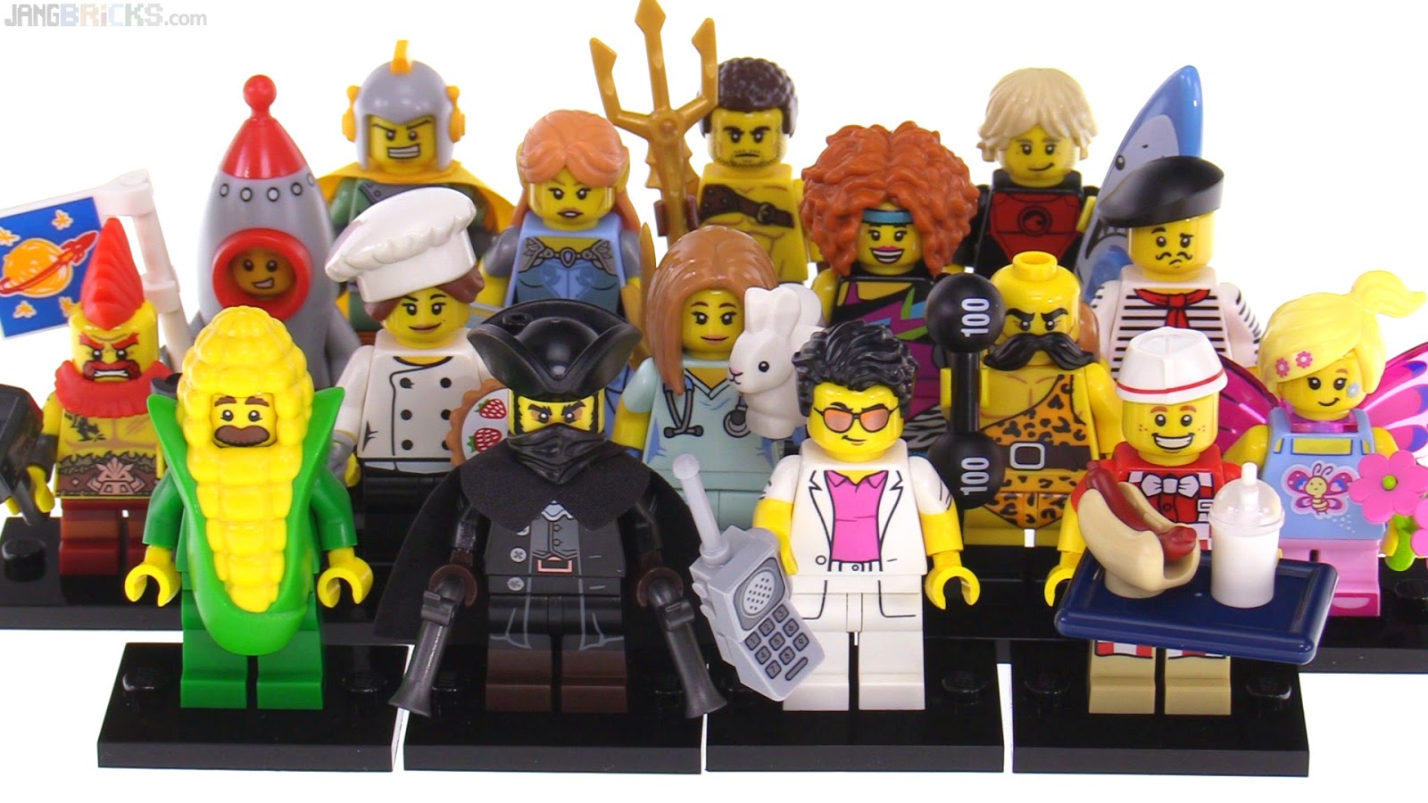 LEGO CMF Series 17 review with all 16 minifigures