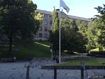 Besøk i gamle trakter ved det gamle Rikshospitalet i Oslo.