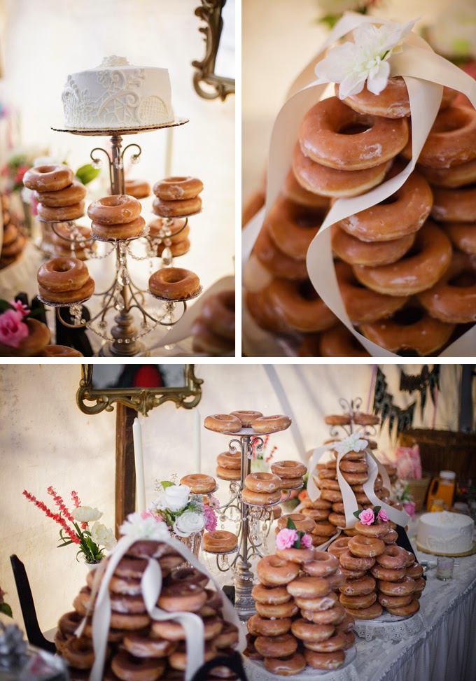 DIY Doughnut Bar Real Wedding