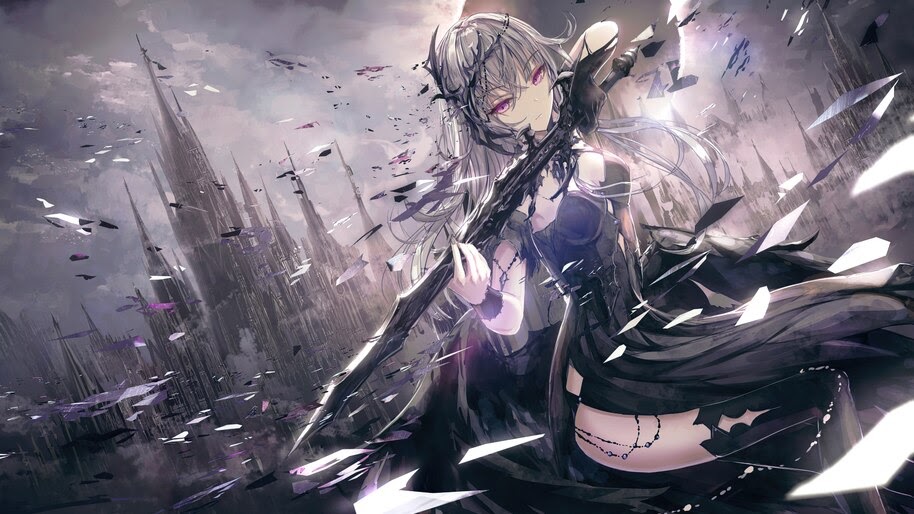 Fantasy, Warrior, Sword, Anime, 4K, #6.1006