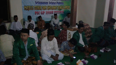 Kegiatan Rutinan PAC GP ANSOR Kecamatan Pituruh di Desa Sekartejo