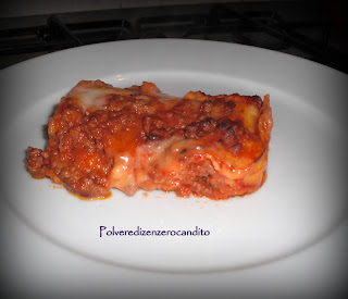 lasagna al forno con ragù e porcini