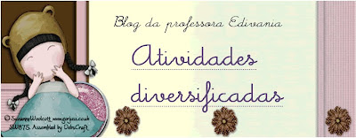 Blog da professora Edivania