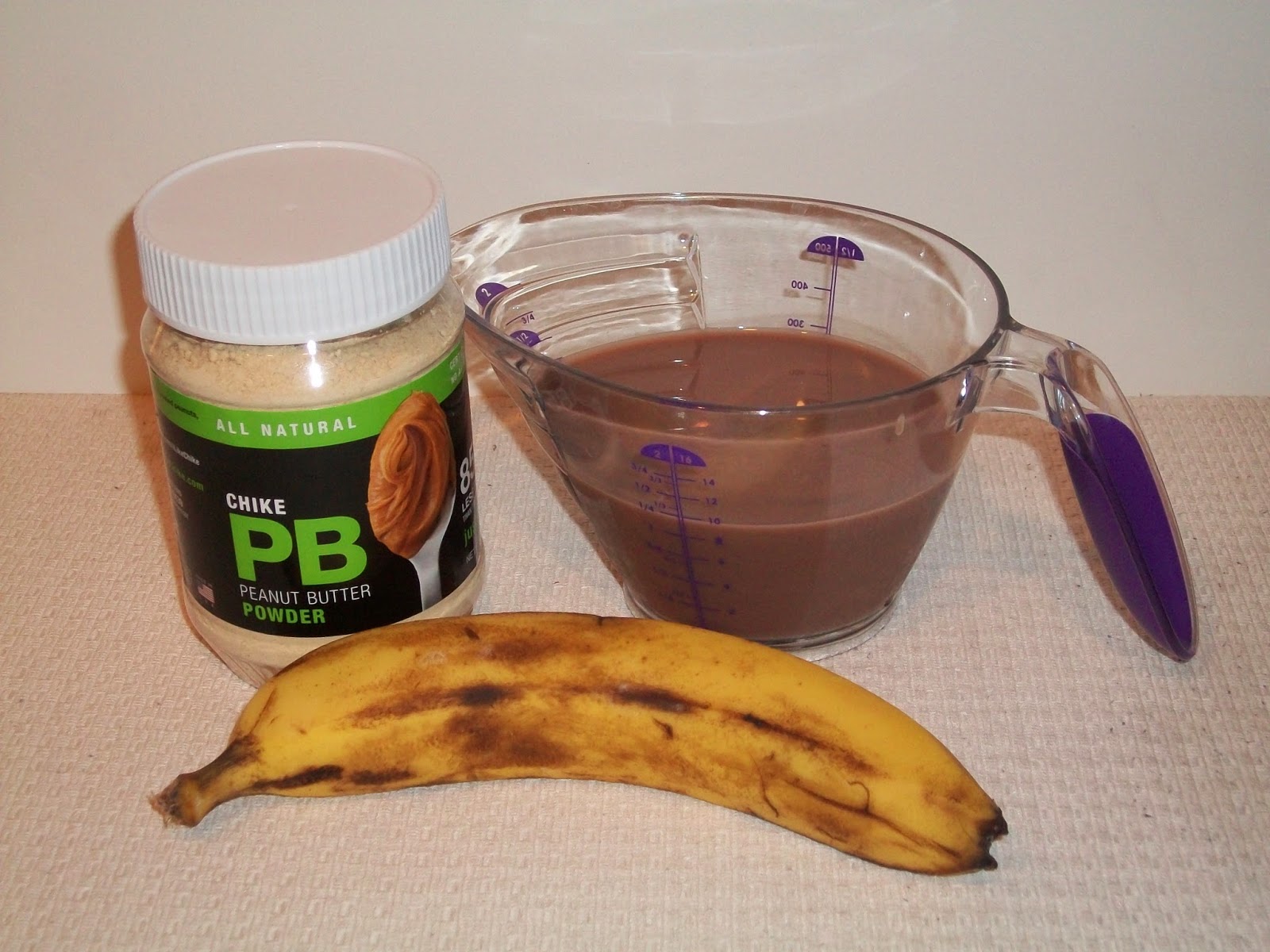 Peanut Butter banana chocolate smoothie