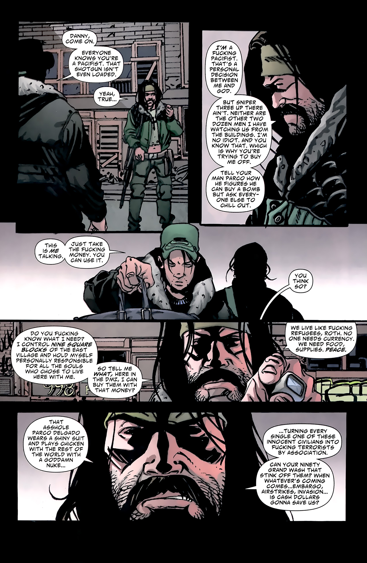 Read online DMZ (2006) comic -  Issue #46 - 9