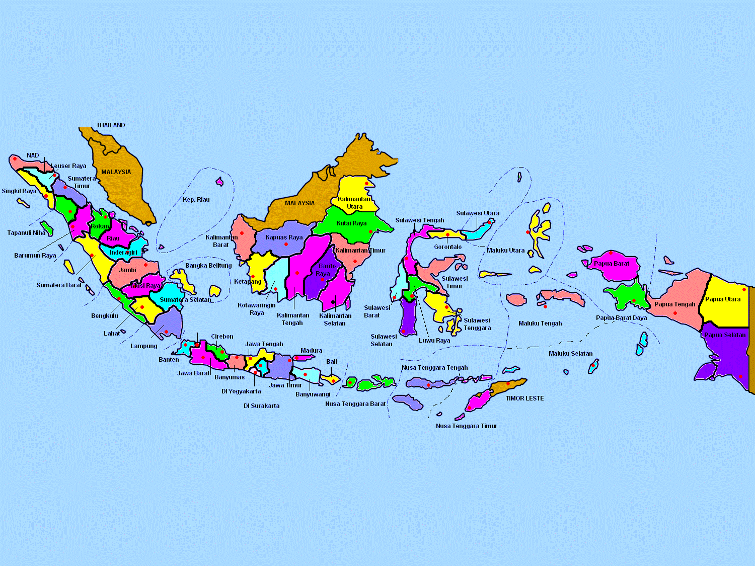Peta Wilayah Negara Indonesia - Cinta Laut Indonesia: WILAYAH