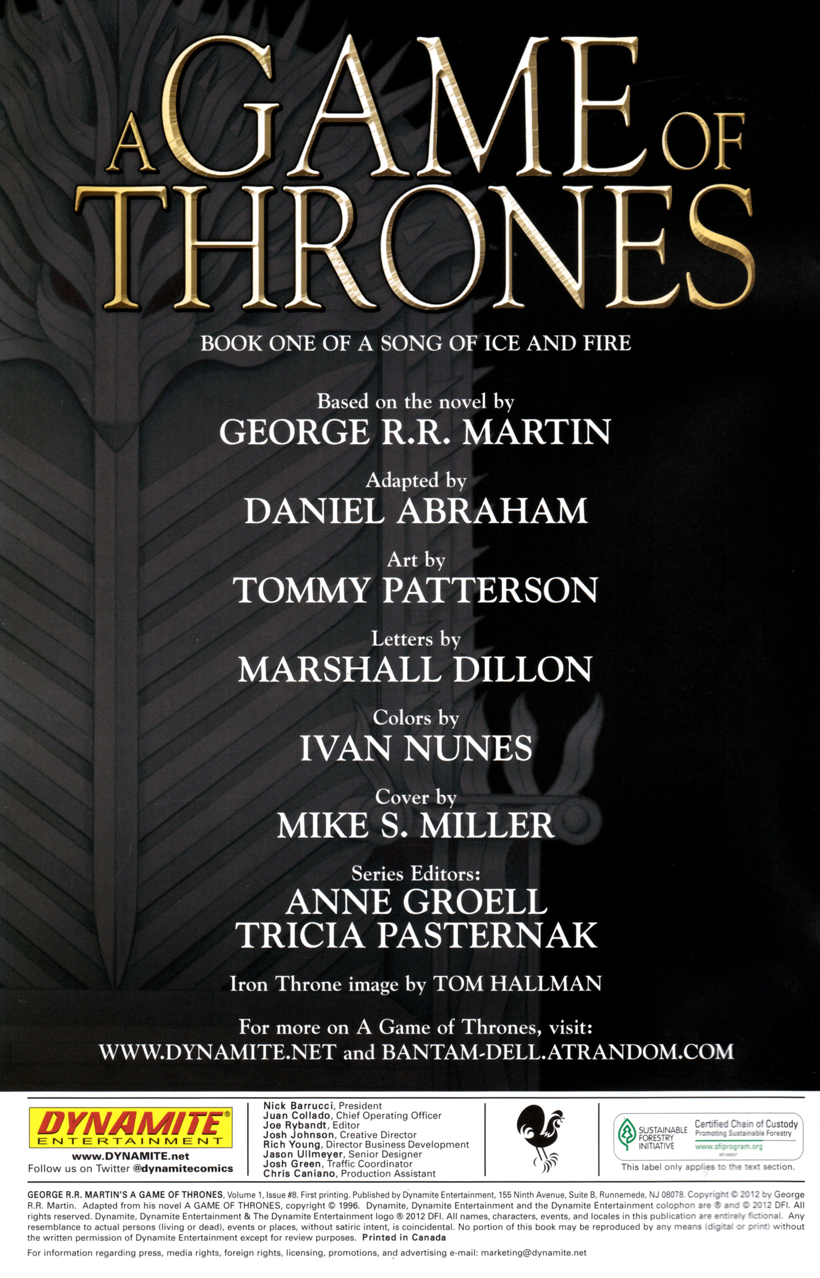 Read online A Game Of Thrones comic -  Issue #8 - 2