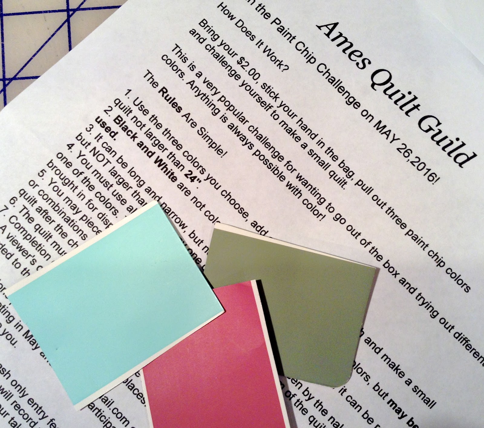 Modern Quilt Relish Paint Chip Challenge