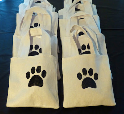puppy, goody bags