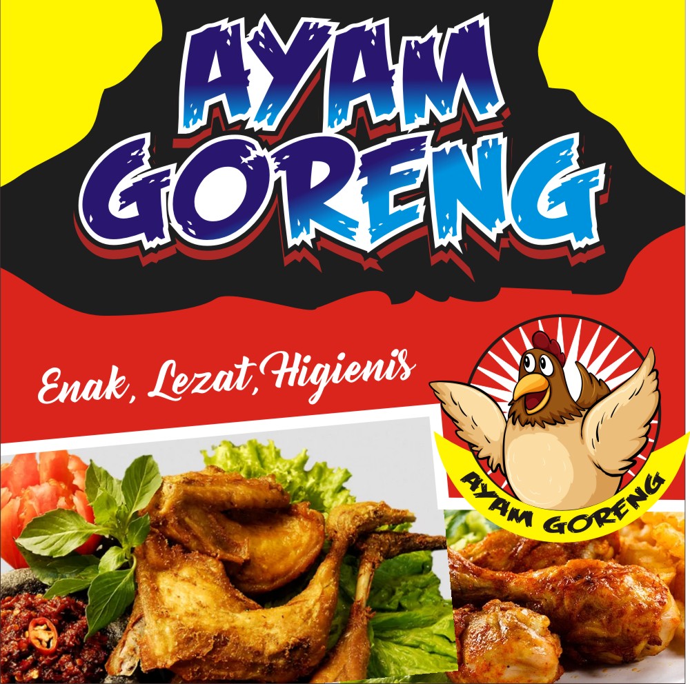 Contoh Spanduk Ayam Penyet Brosur dan Spanduk