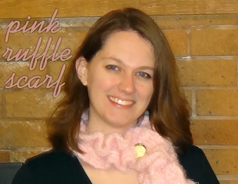 Wayward Girls' Crafts: Pink ruffle scarf