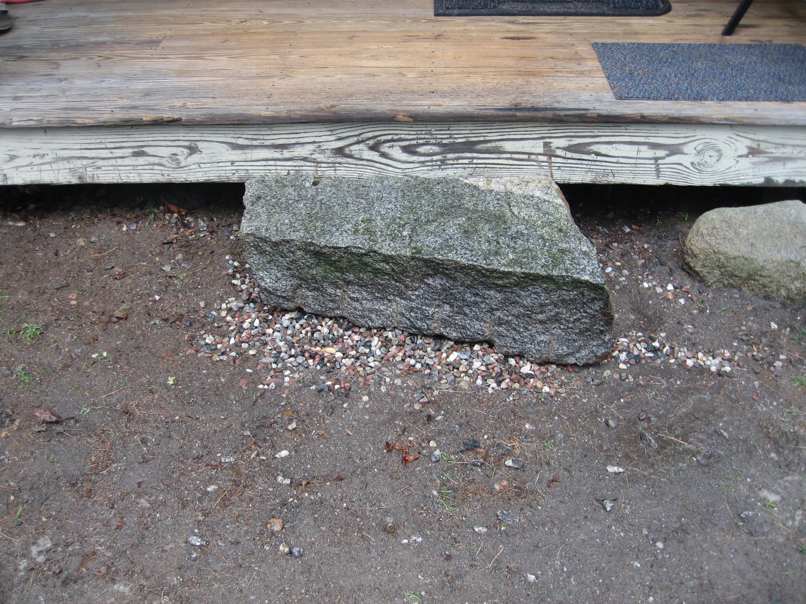 Androscoggin Bloggin How to Move a Large Granite Block (and install a