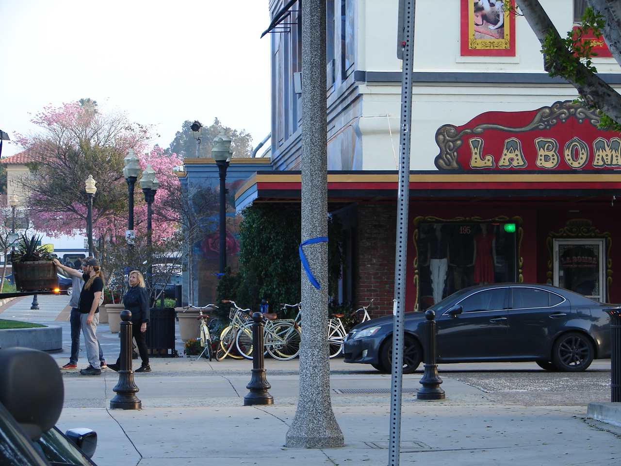 Images of Pomona Filming in Downtown Pomona